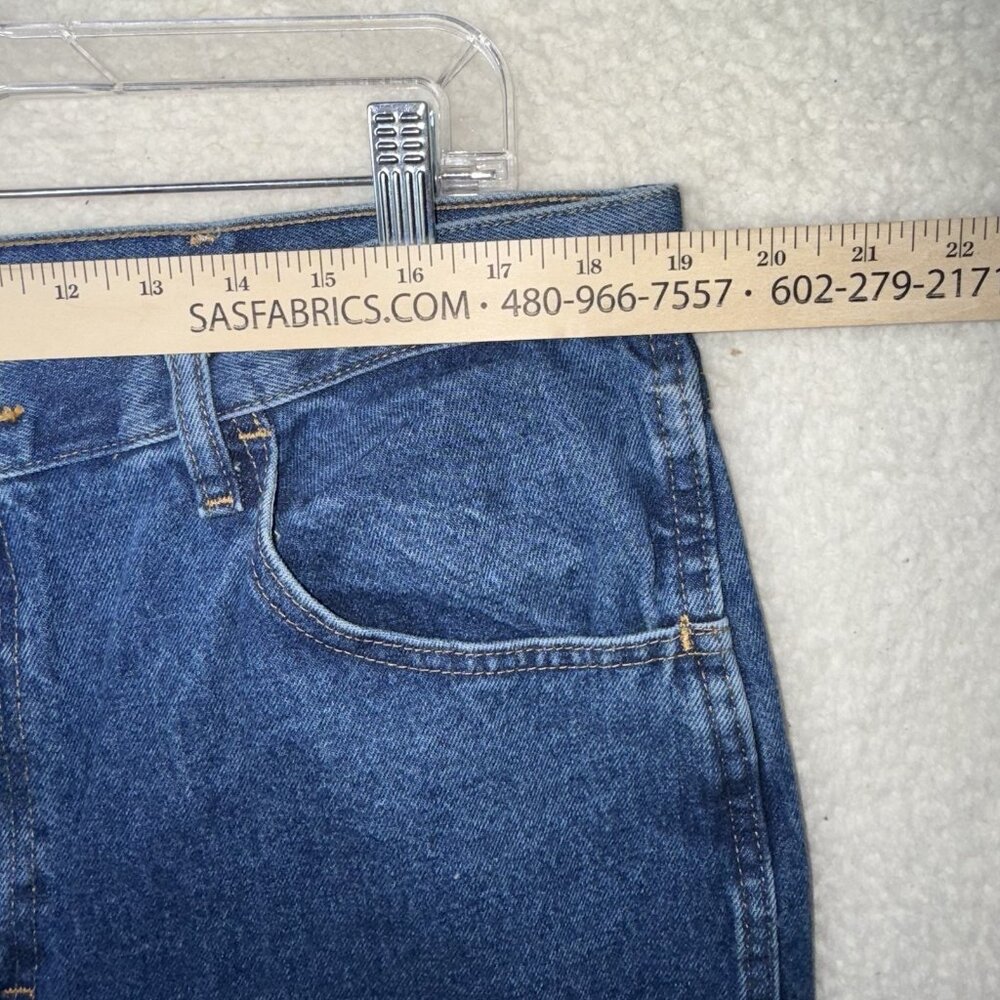 Rustler Classic Mens Relaxed Fit Jeans 38x36 Heavyweight Denim Blue NWT - Picture 5 of 6